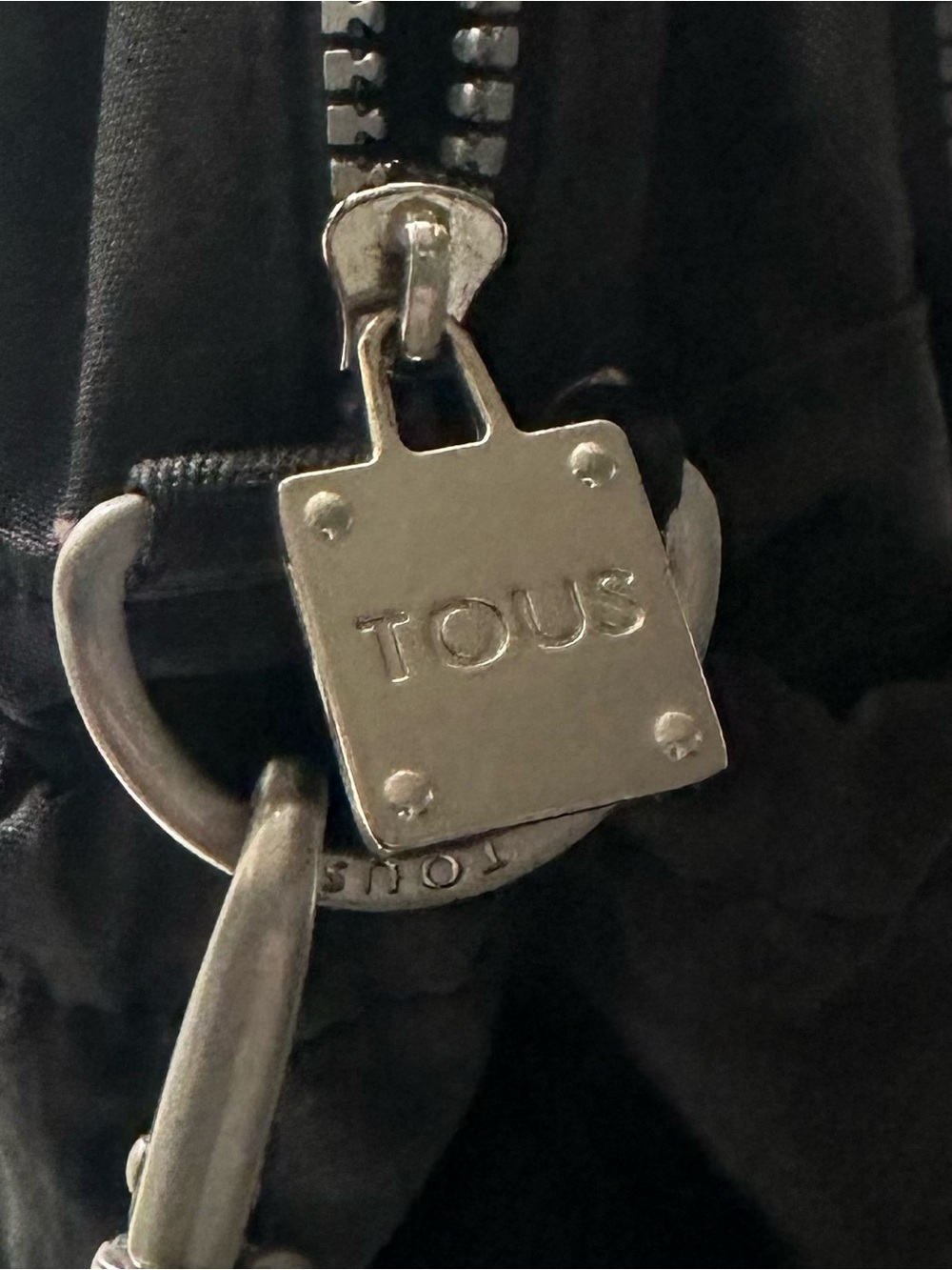 TOUS Kaos Catri Baby / All Purpose Shoulder Bag in Anthracite-Black - Picture 7 of 11